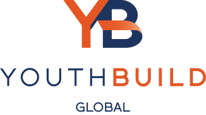 YouthBuild Global-MonogramWordmark-Vertical-OrangeBlue